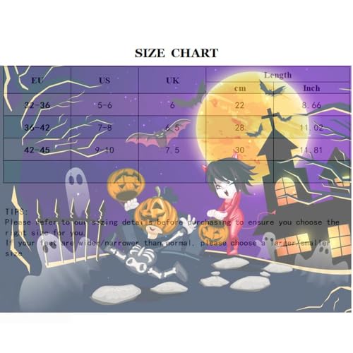 Halloween Bat Slippers for Adults & Kids - Ultra Plush Memory Foam, Non-Slip Indoor/Outdoor House Shoes (Wide Fit)2