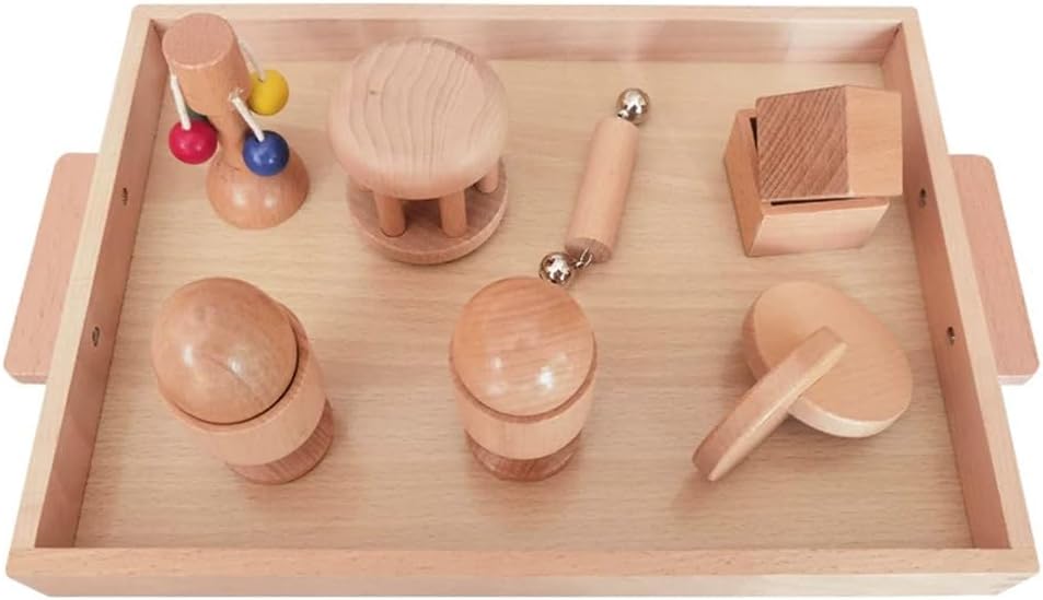 Montessori Wooden Grasping Toys Cube Egg Sphere-Shaped Cup Early Education and Intelligence Practice