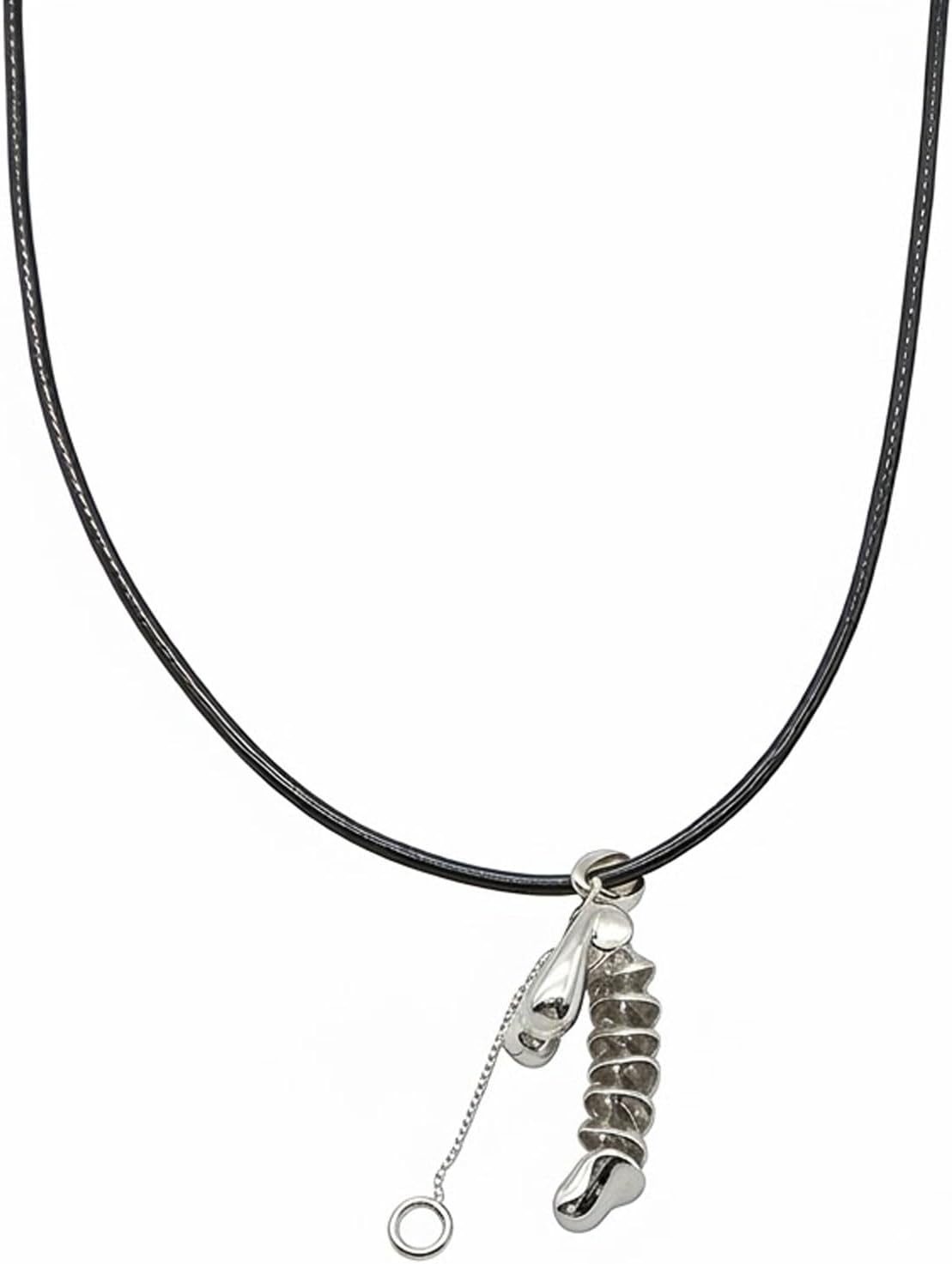 Fun Stand Up Pendant Necklace - Adjustable Hanging Chain