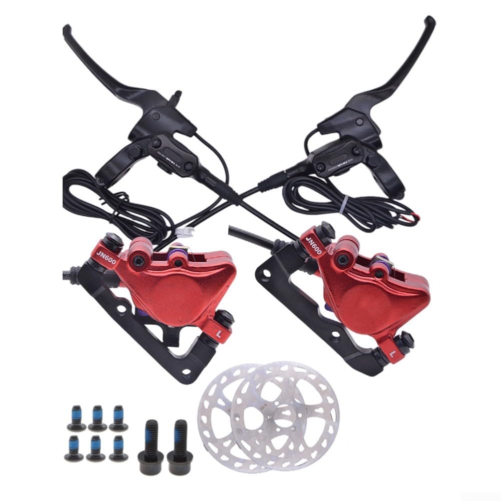 SPORTARC Trottinette Électrique à Frein Hydraulique Pour EBike, Frein à disque avant/arrière, Moteur R, Installation divisée (ensemble de frein arrière)