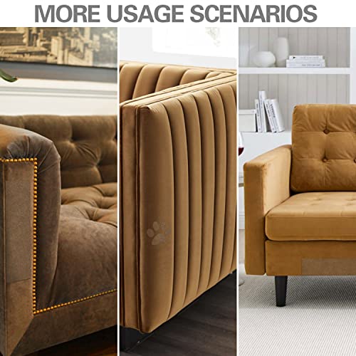 Velvet Repair Patch, Self-Adhesive Flannel Fabric Patch, Multi Colors, Microfiber Patch，Can Be Used To Patch Sofas, Car Seats, Handbags, Jacket Holes And Tears (Brown) #TOP5