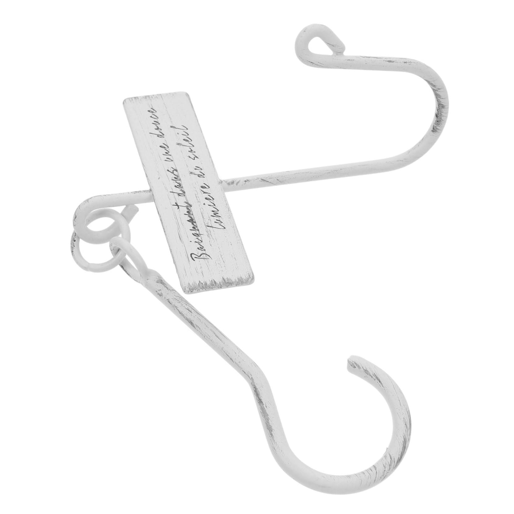 Sosoport Multi Functional Garden Hooks Vintage Shaped Hanging Hooks for Plants Bird Feeders and Decorations Durable Outdoor Indoor Use for Home and Garden