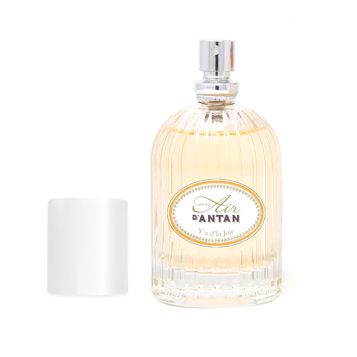 Un Air d'Antan Premium French Eau de Toilette JOIE Women, Sweet Floral Perfume Orange Blossom, Rose Petal, Lily of the Valley, Atomiser 55ml, a Fragrance Full of Joy from the South of France