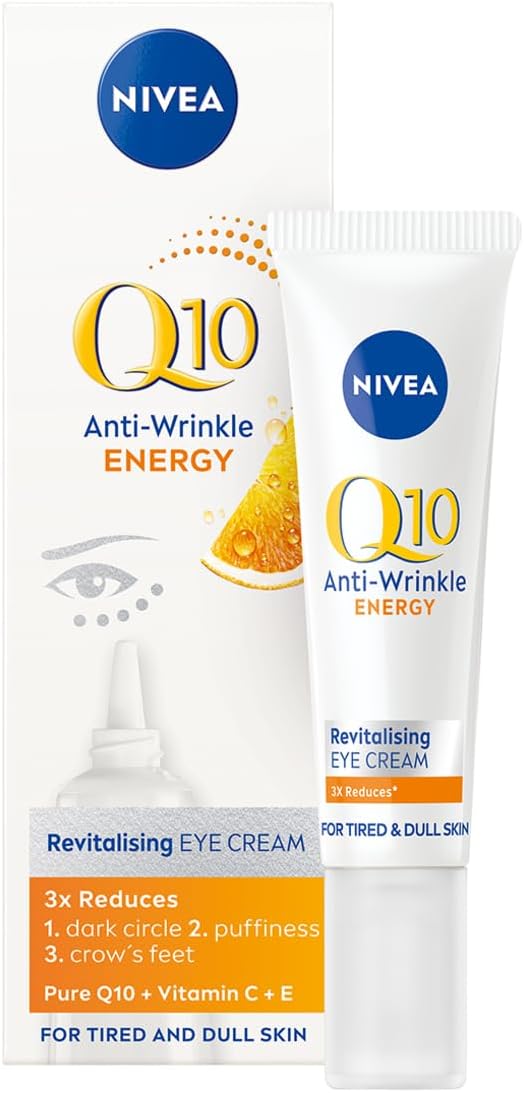 NIVEA Q10 plusC Anti-Wrinkle + Energy Eye Cream 1er Pack (1 x 15 ml)