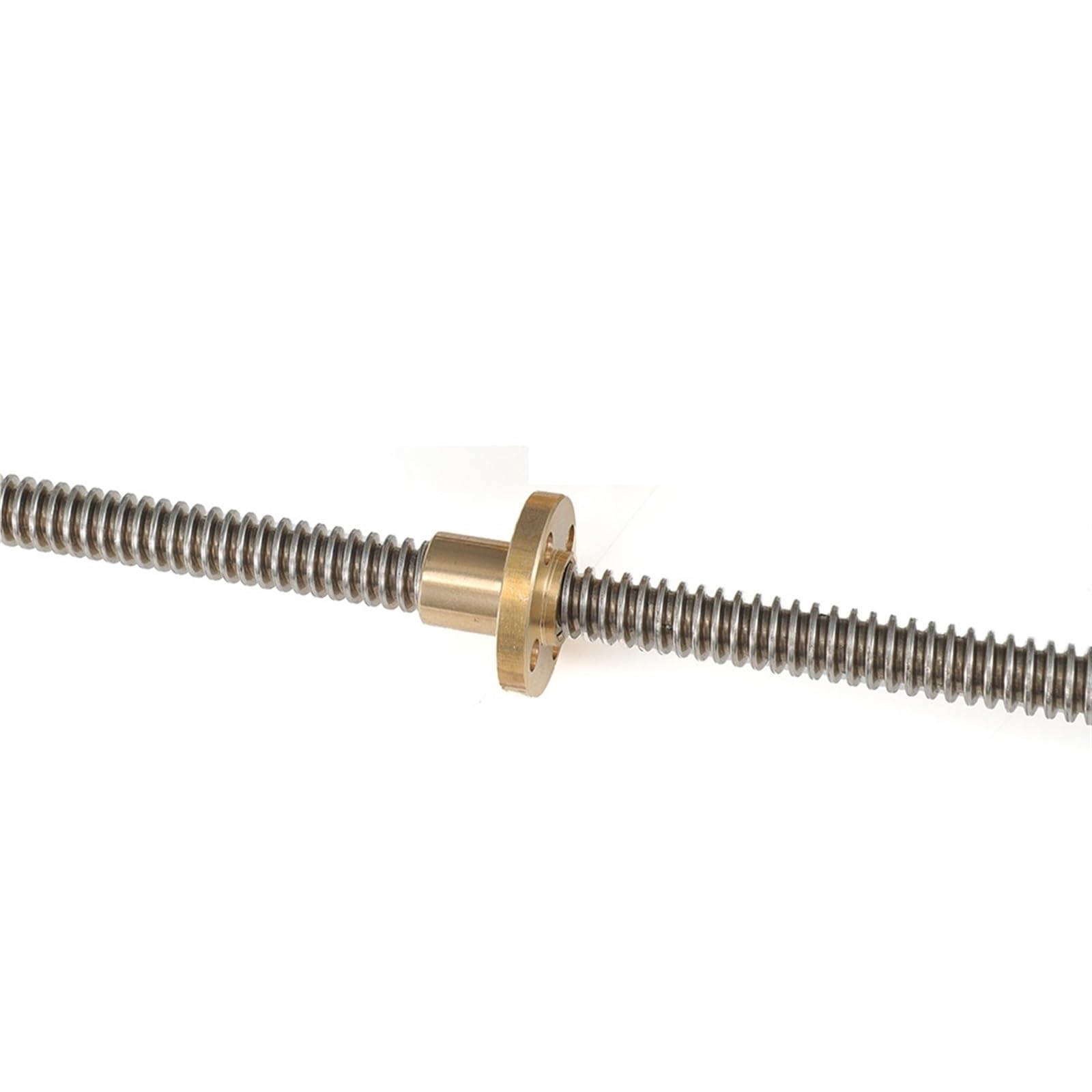 Śruba pociągowa, Śruba trapezowa T8 z nakrętką mosiężną, średnica 8 mm, skok 2 mm, skok 2-8 mm, różne rozmiary(600mm with Nut)