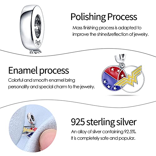 Pandach 925 Sterling Silver Charms Beads for Bracelets and Necklaces Butterfly and Headphones Pendants Clover Charms Jewelry Gift for Women3