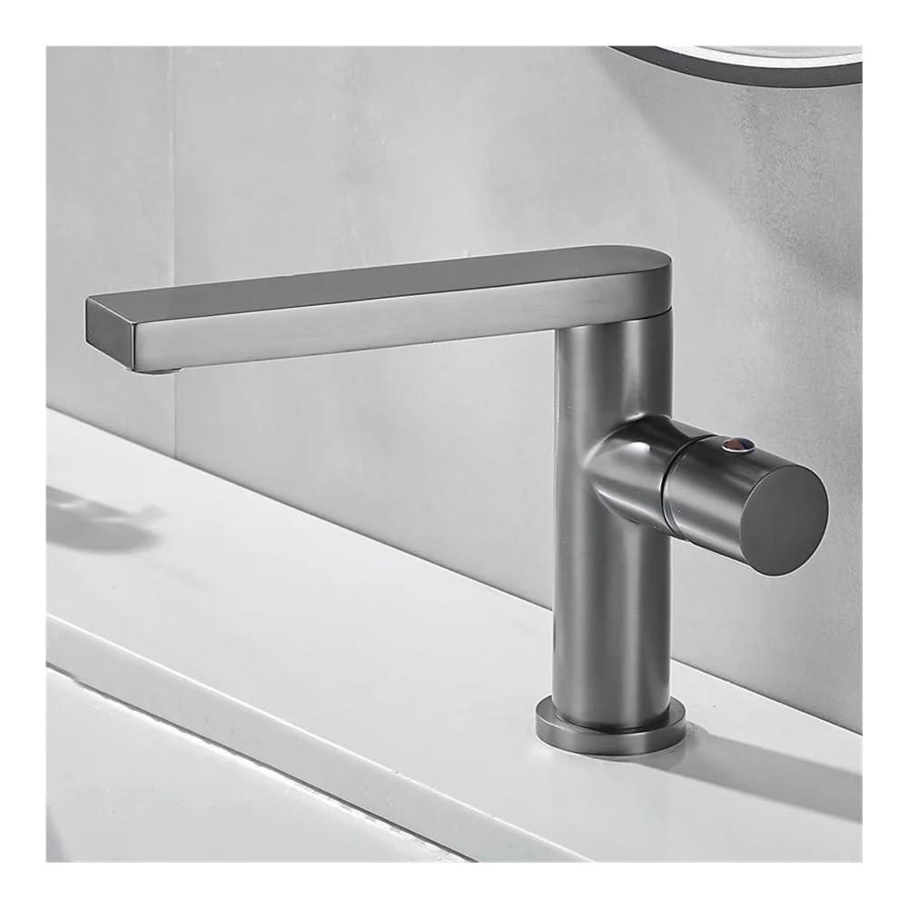 Robinet rotatif à 360 degrés pour lavabo de table mitigeur compact eau chaude et froide