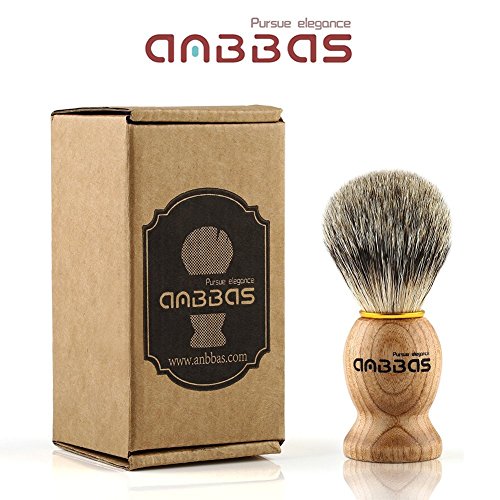 Preisvergleich Produktbild Herren Dachshaar Rasierpinsel + Edelstahl Rasierschale Rasieren Barber Set