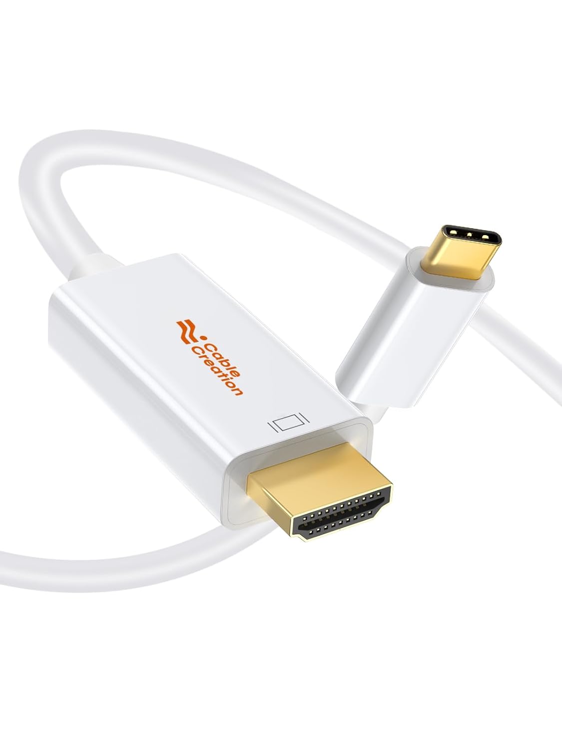 CableCreation USB C to HDMI Cable 4K, 6FT HDMI Cord Male to Male, Thunderbolt 3/4 Compatible for Home Office, 4K High Speed for iPhone 15 Plus/15 Pro Max, MacBook Pro/Air/M1,iPad Pro, White CableCreation USB C to HDMI Cable 4K, 6FT HDMI Cord Male to Male, Thunderbolt 3/4 Compatible for Home Office, 4K High Speed for iPhone 15 Plus/15 Pro Max, MacBook Pro/Air/M1,iPad Pro, White