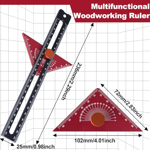 Règle de précision multi-angle pour simplifier vos découpes et projets de menuiserie - 4