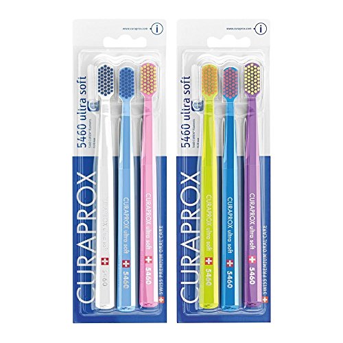 Curaprox CS 5460 Ultra Soft Toothbrush - PACK OF 6 (3 x 2)