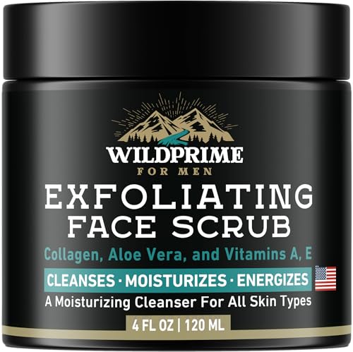 Men’s Face Scrub – Exfoliating & Moisturizing Skin