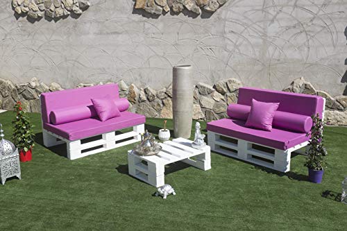Sofa PALETS Europeo 2,4m Nuevo A ESTRENAR Interior/Exterior AL Natural