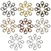 PandaHall 240pcs Fermoirs Homard 8 Couleurs Bijoux Bracelet Collier Fermoirs Fermoirs à Homard en Alliage de Zinc Attache de Bijoux Accessoires de connecteur de chaîne, 12x6mm