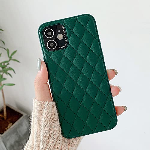 Coque en cuir iPhone 12 SE 2022 antichoc couvre fonds silicone
