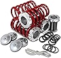 Compatible with Maxima Aluminum Scaled Coilover Kit Set (Red Spring) - A32