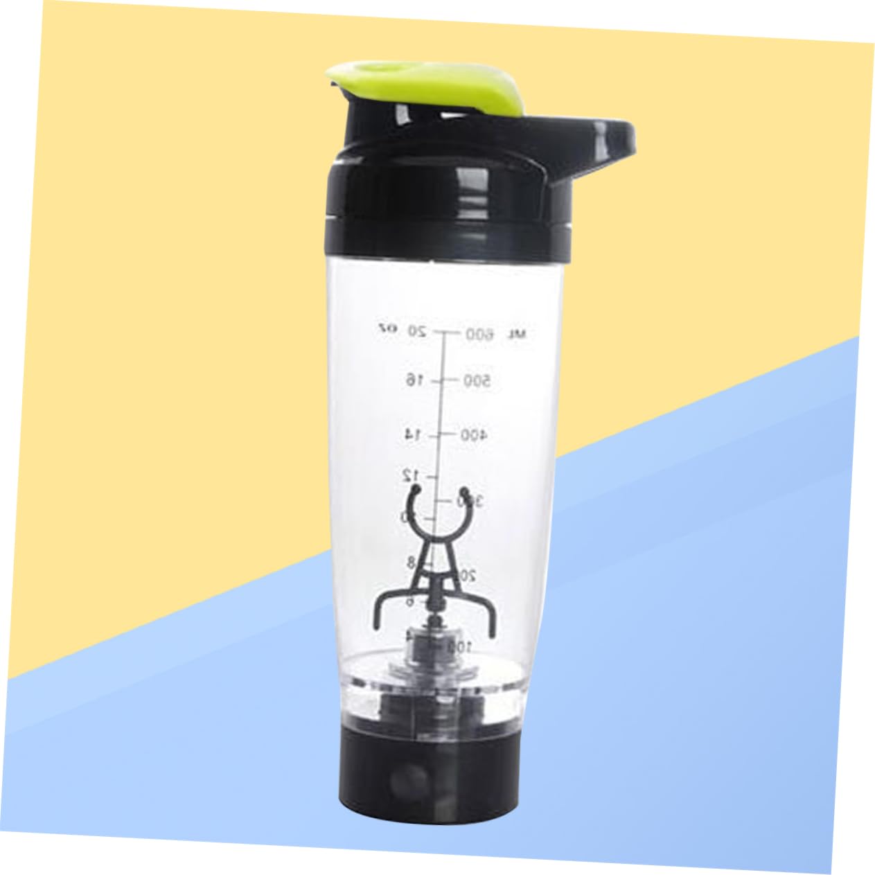 Amosfun Bicchiere Shaker Elettrico Mixer Portatile Per Proteine Con Miscelazione Automatica Batteria e Facile Da Per Fitness e Smoothie