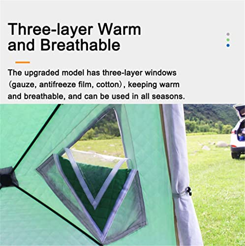 Carpa para pesca invierno 1-4 persona resistente viento y lluvia miniatura 6