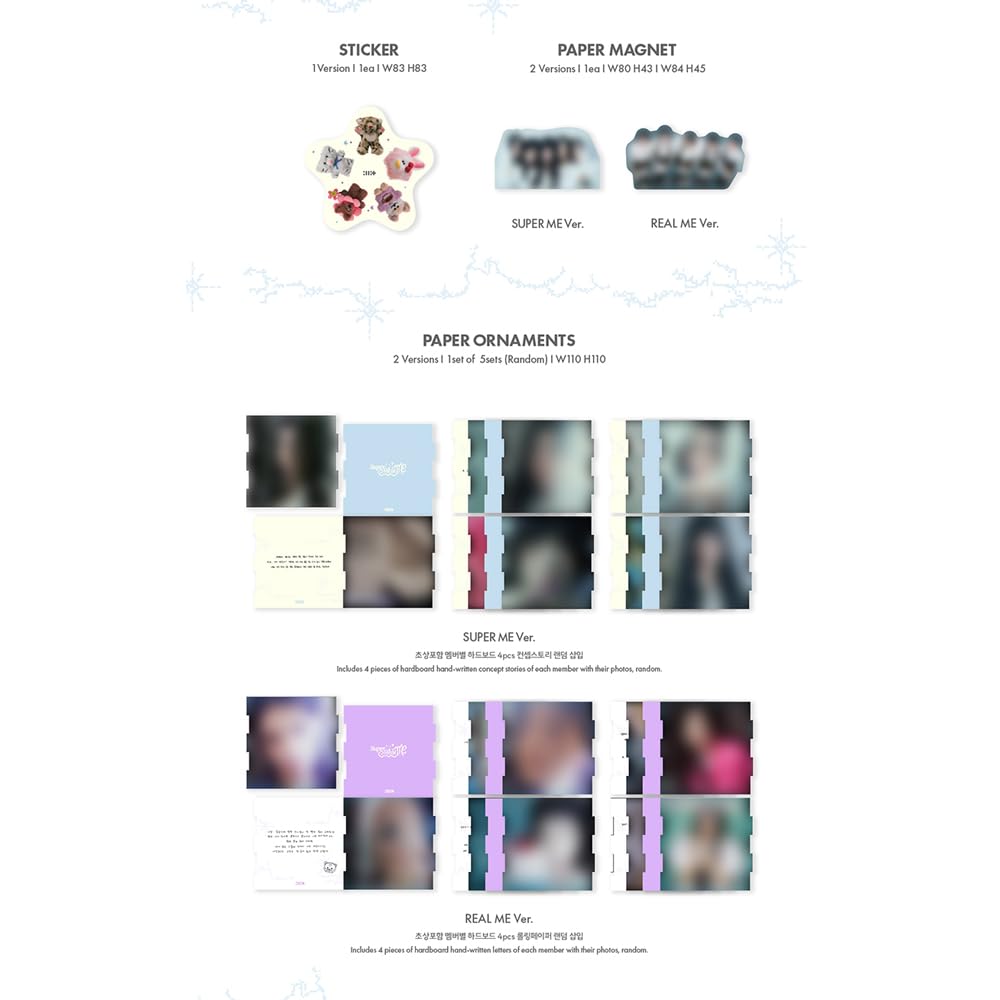 ILLIT SUPER REAL ME 2 VER SET Offizielles K-Pop-CD-Album | Mit allen Liedern von Super Real Me