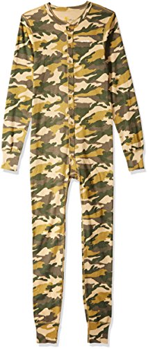 Carhartt Men s Big and Tall Force Classic Thermal Base Layer Union Suit, Rugged Khaki Camo, 4X-Large