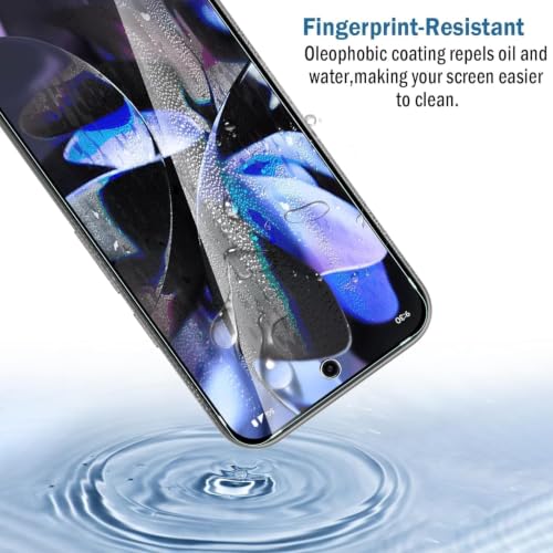 Image of Uyiton Uyiton Tempered Glass Screen Protector for Google Pixel 9 / Pixel 9 Pro (6.3 inch) - Pack of 2 | 9H Hardness | HD Clear | Fingerprint Unlock Support | Scratch Resistant | Bubble-Free | Easy Installation