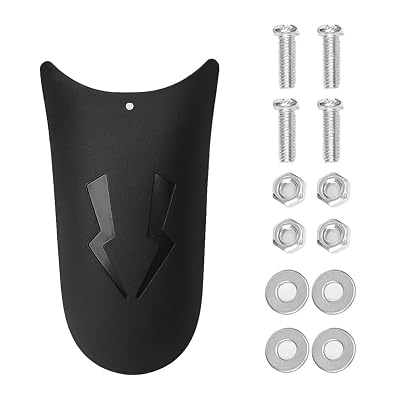 STHIRA® Motorcycle Front Mudguard, Motorcycle Fender, Front Wheel Mud Flaps Splash Guards, Universal Screw-fixed Mudguar