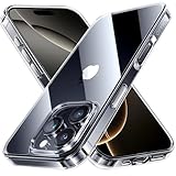 NIMASO iPhone 16 Pro 用 ケース クリア 黄変防止 耐衝撃 米軍MIL規格 SGS認証 PC背面 いPhone 16 Pro 対応 傷つけ防止 超薄型 軽量 ワイヤレス充電対応 ストラップホール付き アイフォン 16 プロ 対応 (6.3インチ)スマホケース(氷星シリーズ)クリア NSC24G1468