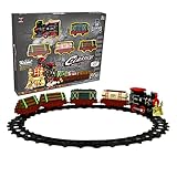 ✿[Apariencia realista] Brindando la experiencia visual perfecta para los niños, Vintage Train Toy está diseñado con una apariencia y un sonido realistas, lo que les permite aprender más sobre los trenes humeantes en el proceso de juego.