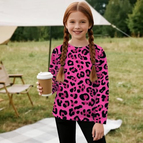 Image of Uourmeti Teens Girls Long Sleeve T Shirts Fall Outfits Boys Active Sportswear Running Tops