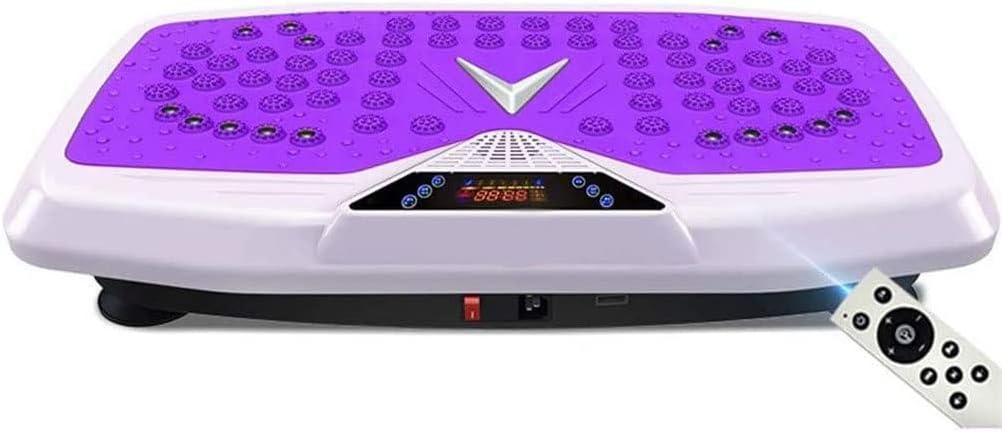 Vibration Plate Exercise Machine - Whole Body Workout Vibrating Fitness Platform w/Remote, Home Training Equipment for Home Gym, Max Load 330lbs