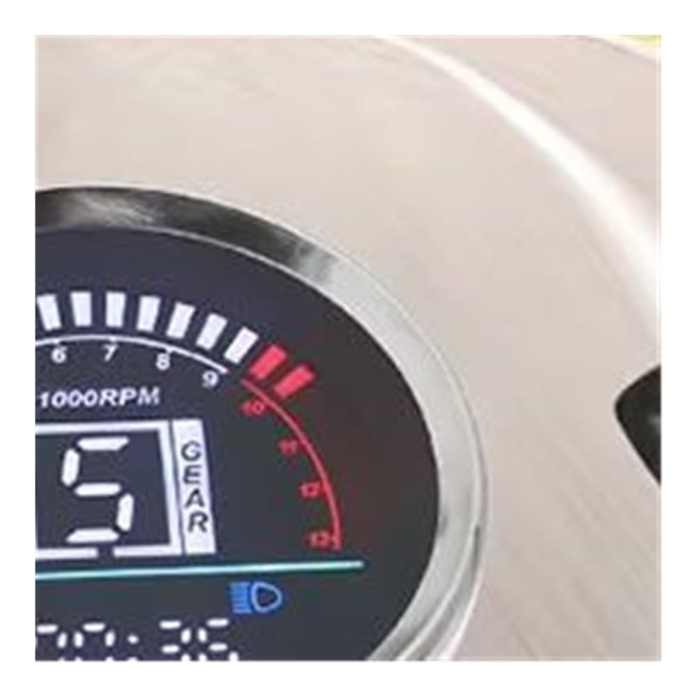 Velocímetro Digital Tacómetro digital para motocicleta velocímetro mph km/h, contador horas, medidor de velocidad, odómetro, indicador marcha, instrumento para