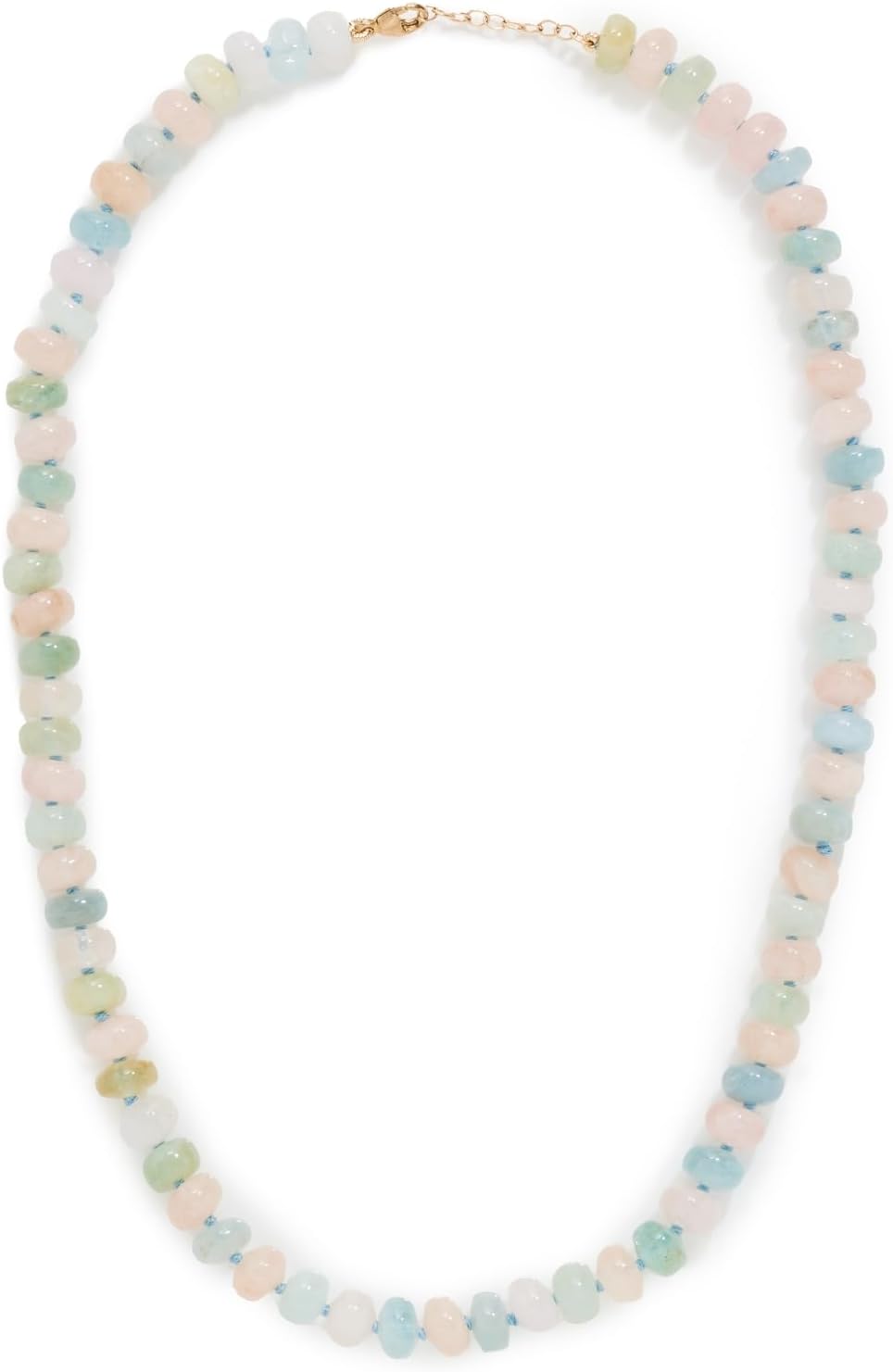JIA JIA Women's 14k Morganite Crystal Necklace, Pastel Multi, One Size