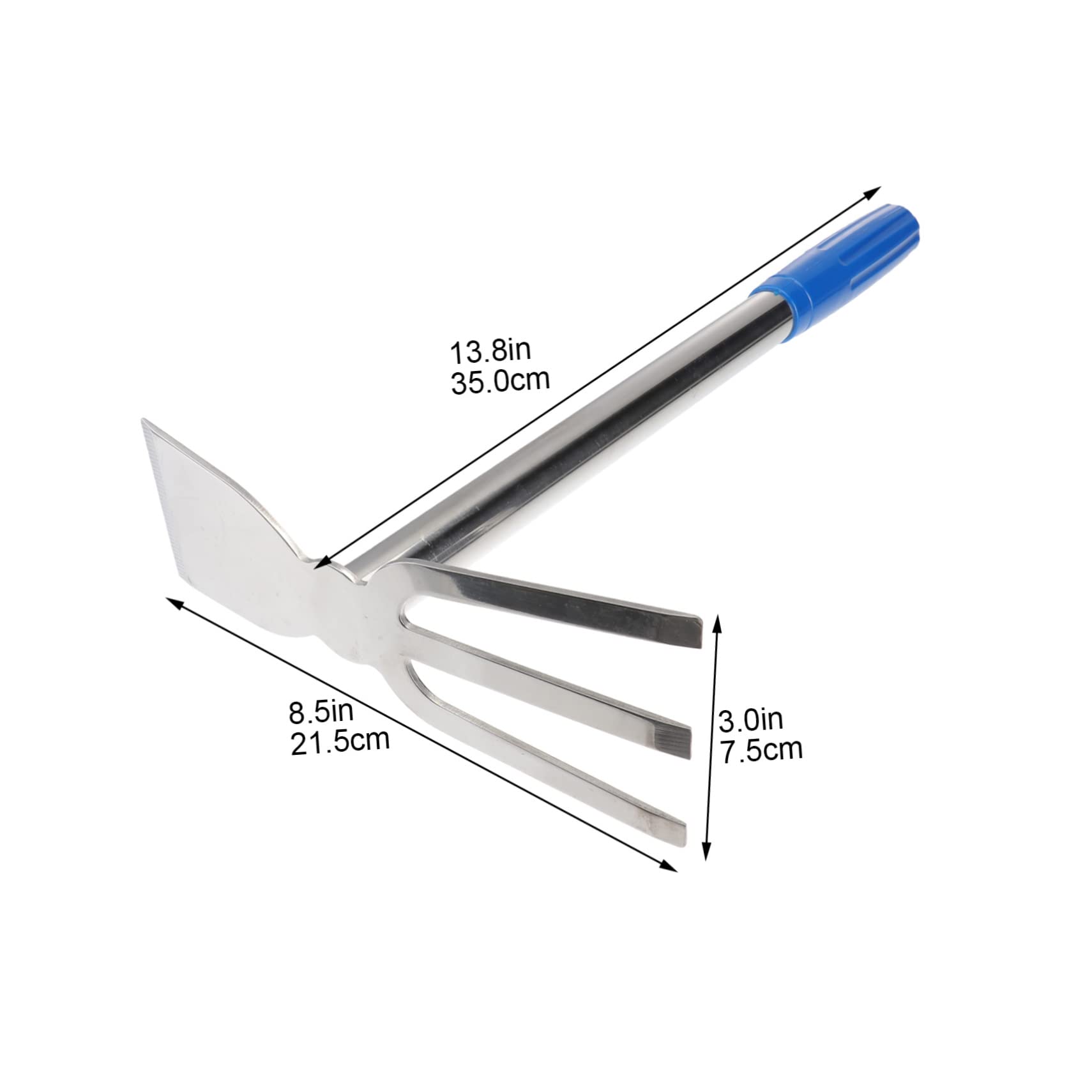 Garneck Stainless Steel Hoe Garden Spade Weeding Tool Rake Small Shovel Agriculture Hoe for