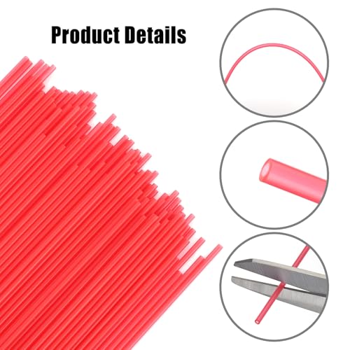 100 Pitillos para Spray Can, 12 cm de Largo, Rojo miniatura 4