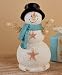 Seas and Greetings Snowman Figurine - Ocean Themed Holiday Decoration