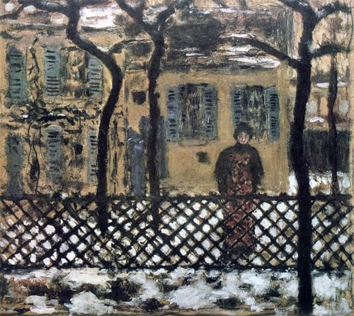 Art tableau Derrière la clôture de Pierre Bonnard haut de gamme 60x90