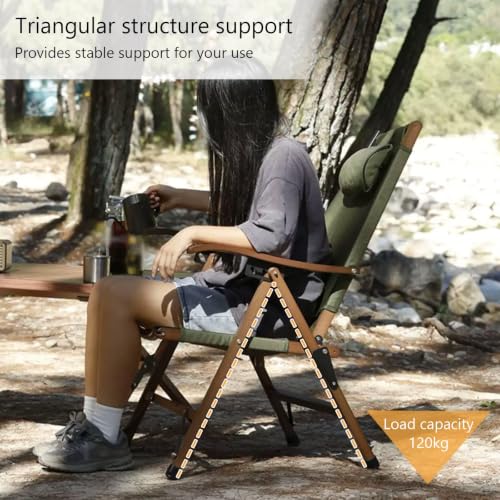 Chaise de plage portable et pliante réglable pour éviter le mal de dos