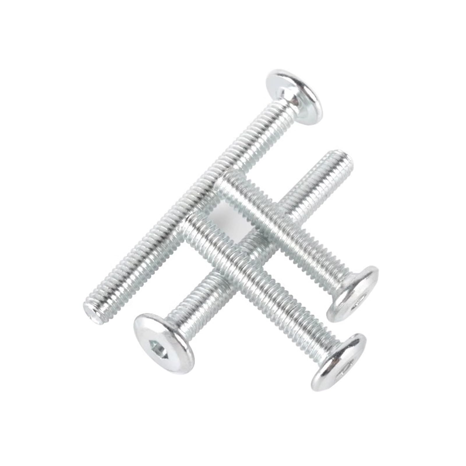 Viti A Esagono Incassato In Acciaio Inox - 50 Pezzi M6 X 40mm Con Flangia Per Legno E Fai Da Te - Foto 2