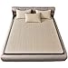 LVLUOKJ Ice Silk Latex Mat, Natural Latex Kühlung Sleeping Pad Sommer Sanft Luft Konditionierung Matte Matratze, für Elders Erwachsene Kinder (Color : Milky White, Size : 0.9 * 2.0m)