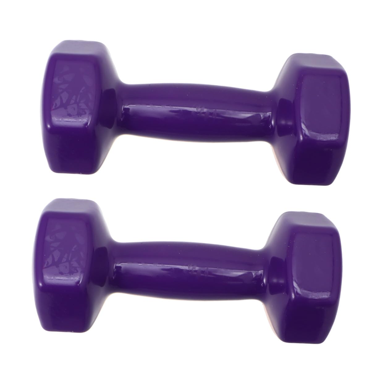 Mikinona Non-slip Cast Iron Dumbbell Weights 6kg Set 3kg X 2 with Plastic Dipping Coating for Women and