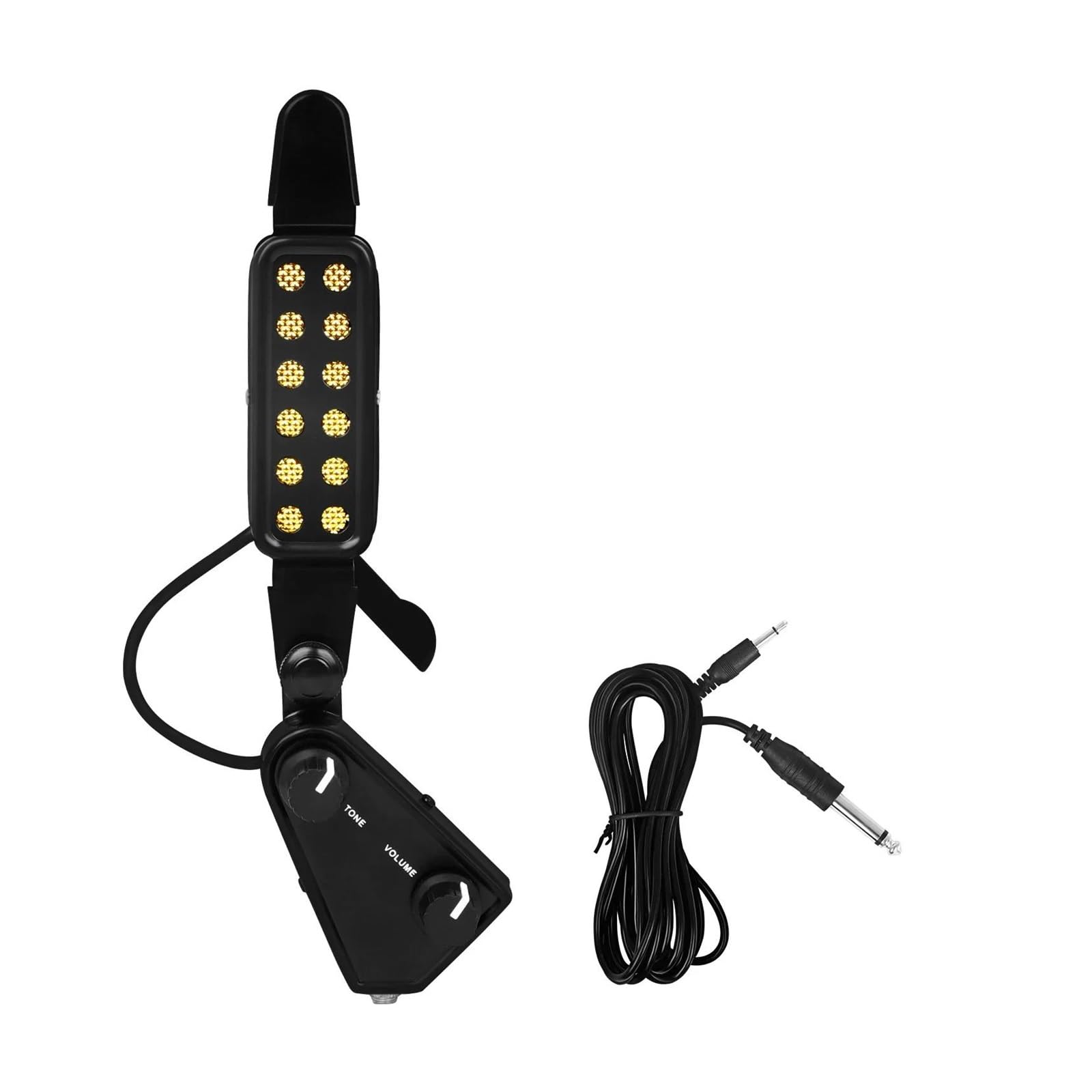 Przetwornik Magnetyczny Do Otworu Rezonansowego Gitary Akustycznej Z Kablem Audio Akcesoria Do Instrumentów
