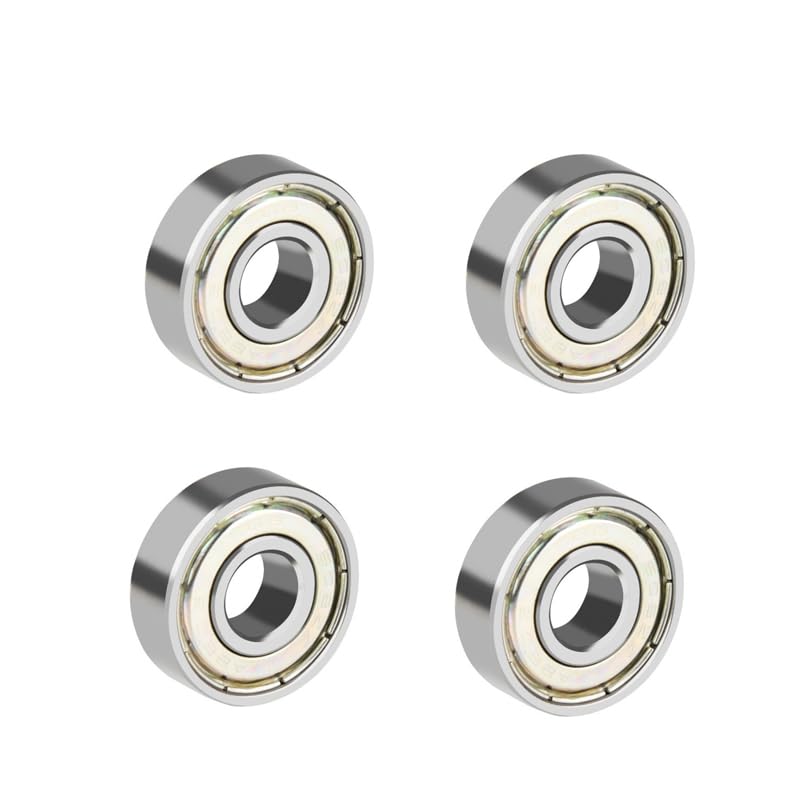 4Pcs 5x16x5mm Ball Bearing S625ZZ Stainless Steel Bearing S625Z S625 RS Ball Bearings 3D Parts(S625ZZ)