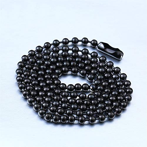 Men's Women's Stainless Steel Simple Small Bead/Round Box/NK/Coffee Bean/Flower Pot Chain Necklace3
