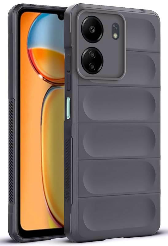 Image of amazon basics Basic Case for Mi Redmi 13C 4G (Silicone Grey)