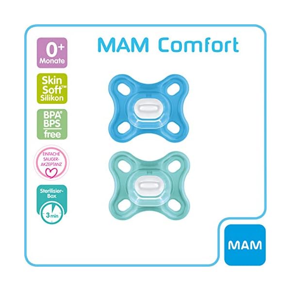 MAM Comfort Silikon 0+ DP boy – Bild 4