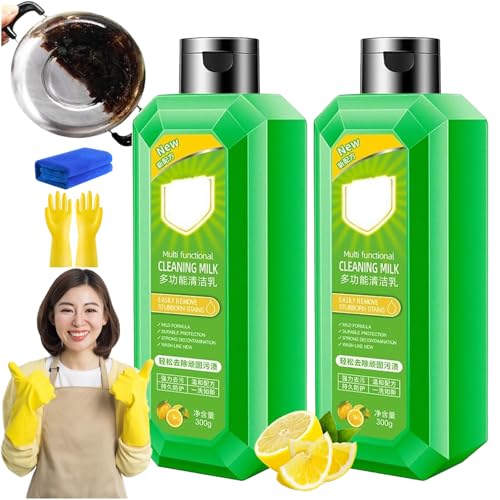 vlrbfl 10.6 oz Cleaning Milk House Cleaner, 2025 New Powerful Multifunctional Concentrated Cleansing...