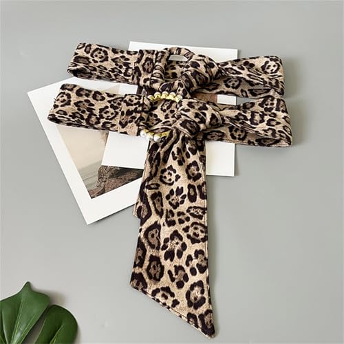 Unique Waist Chain Golden Buckle Leopards Print Chain Cowgirl Belt For Women Proms Club Party For Jeans Dresses Comfortable W3