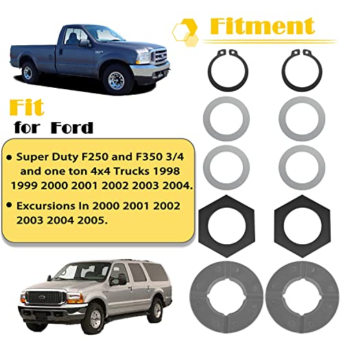 Bzcovac F250 Thrust Washer Snap Ring Kit Fit thumb #2