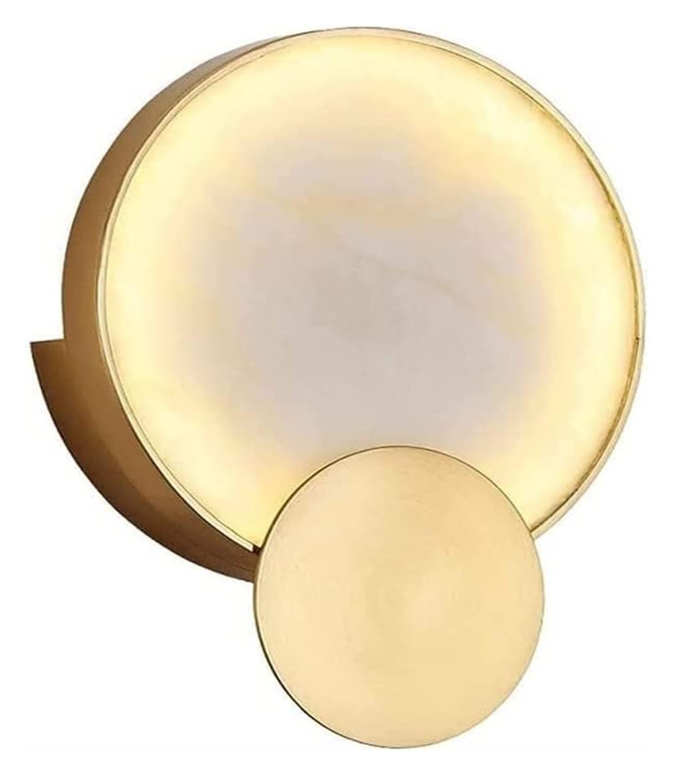 SYAXVOM Wall Lamp Luxury Marble LED Indoor Post-Wall Light Background Decor Sconce for Living Room Corridor Aisle Bedside Hotel Showroom