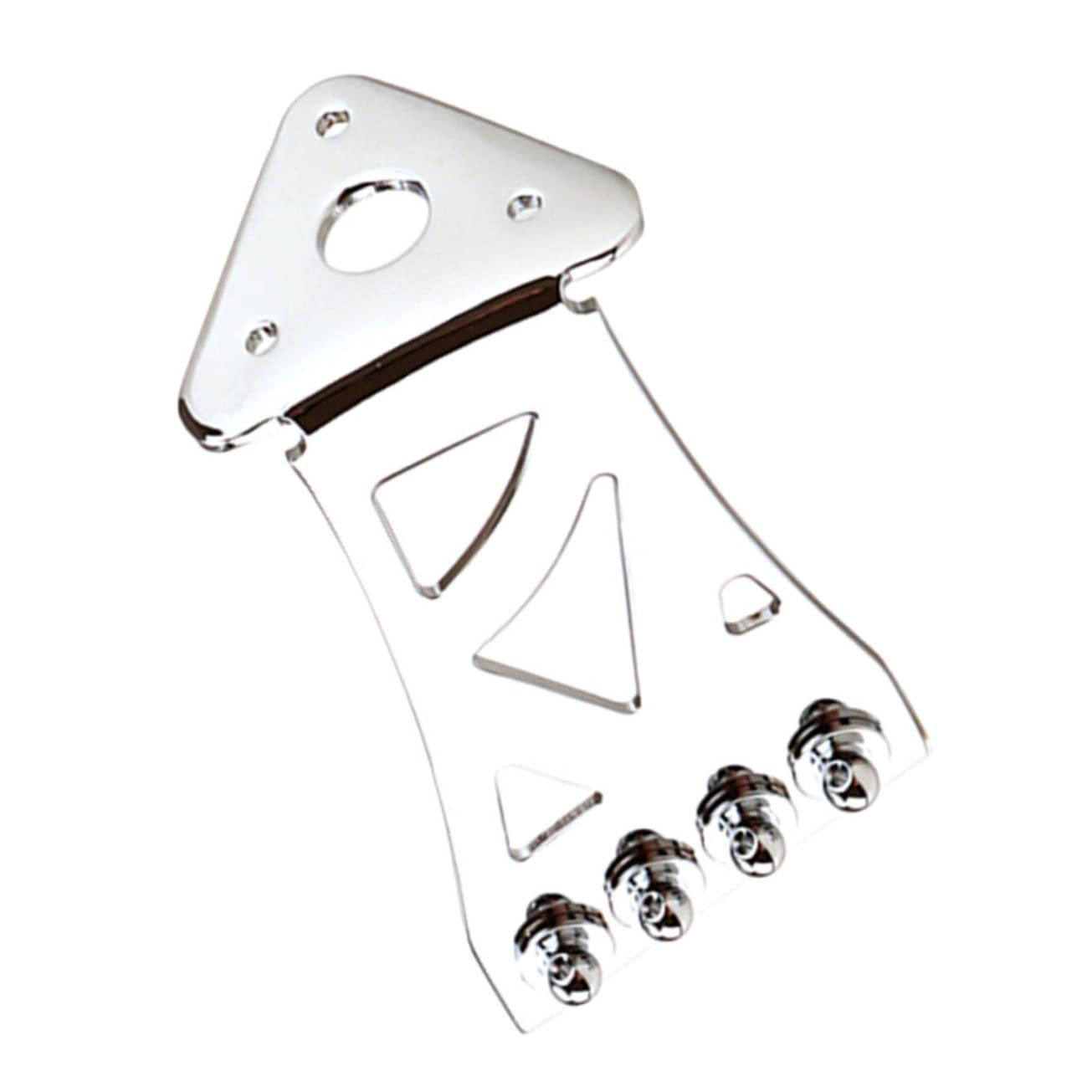 ifundom 4pezzi Metal Banjo Tailpiece Per Chitarra Accessorio Strumentale Per Banjo Corde Migliora Tonalità e Volume Design Classico e Resistente